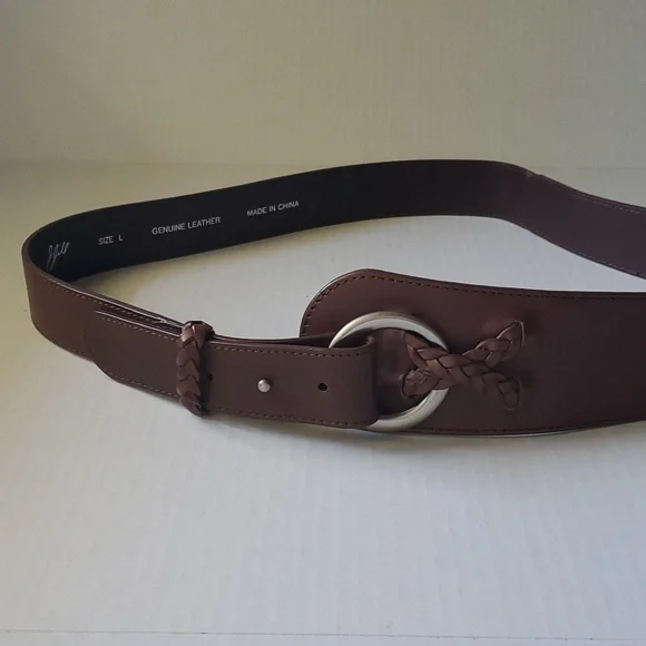 J. Jill | Accessories | Jjill Leather Belt Sz L Brown  display picture 1